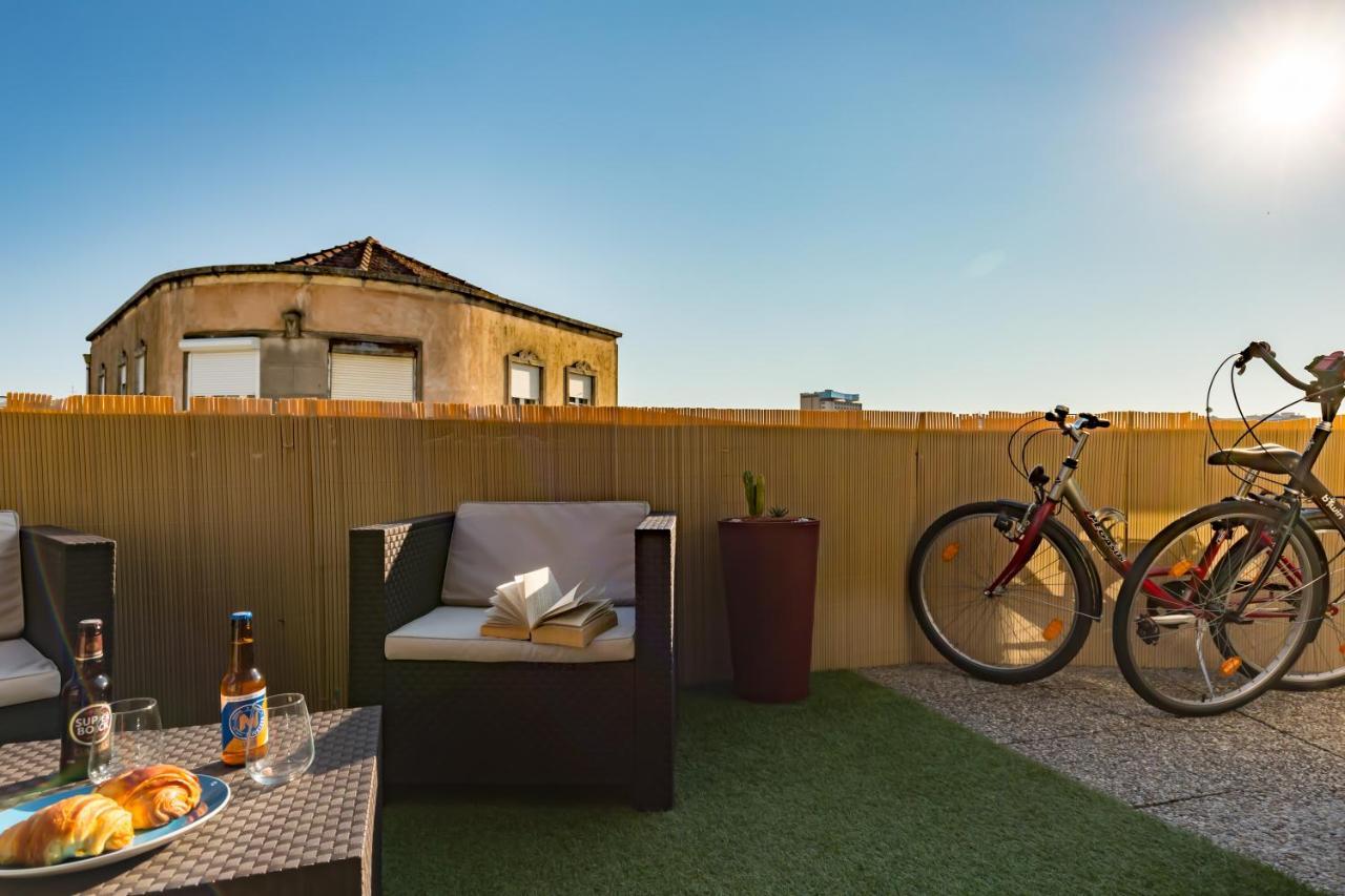Music Relaxing Apt With Bikes, Terrace & Parking Porto Exterior foto